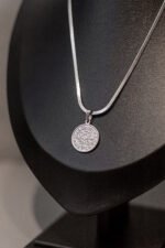 Colar pingente São Bento Prata 925